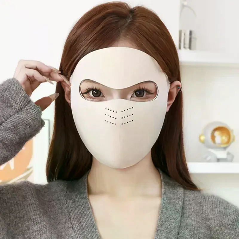 قناع تدفئة كامل الوجه للشتاء، قناع قابل للغسل، قناع مقاوم للغبار قابل للتنفس، قناع ركوب سميك، ركوب الخيل في الهواء الطلق والتزلج