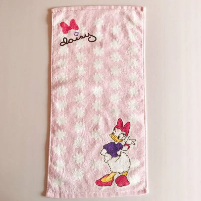 Disney Towel Cartoon Children Bay Kids Boy Girl Adult Face Towel Minnie Mickey Mouse Donald Duck  Water Absorbing 25x50cm