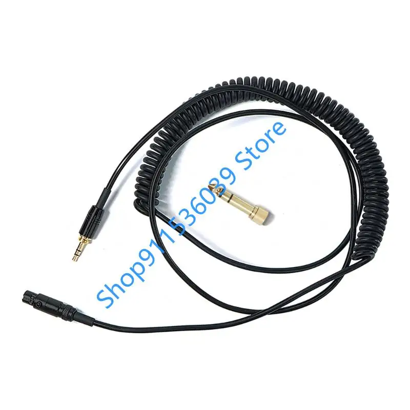 Spring Headphone Cable for AKG K240 K702 Q701 K271 K267 K712 Headset Wire 6.35 / 3.5mm Male to Mini XLR For Pioneer HDJ-2000