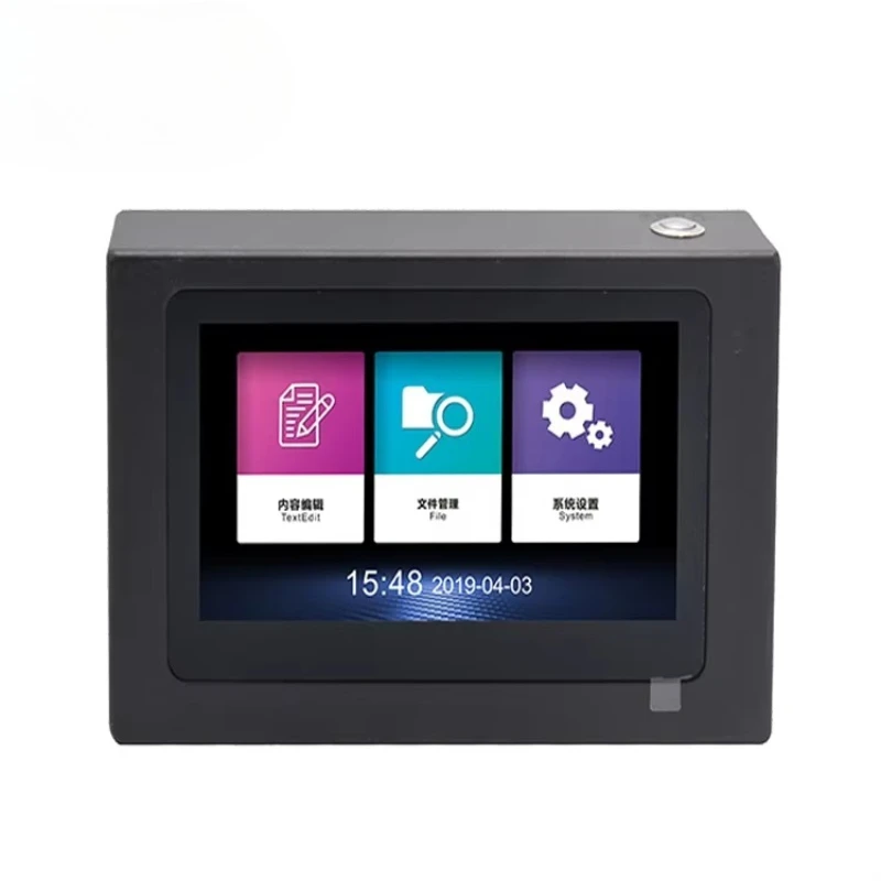 

Mini continuous inkjet flatbed printer, automatic batch coding machine, flexible material print head