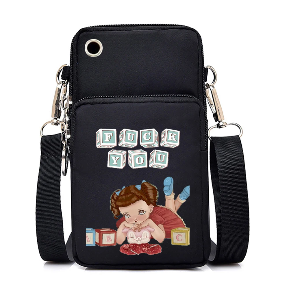 Melanie Martinez Portals Tour Crossbody Bags Women Men Aesthetic Music Album Purse Handbags Melanie Martinez Mini Phone Bag