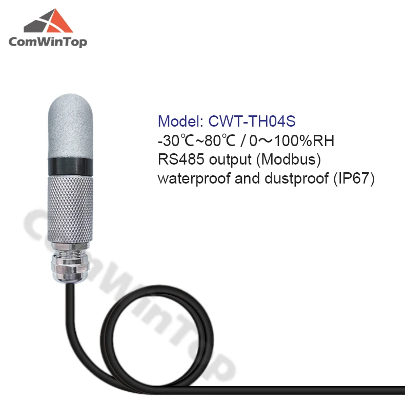 RS485 Modbus waterdichte temperatuur-vochtigheidssensorsonde