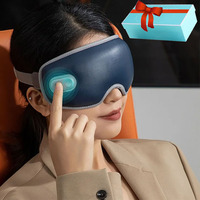 New Year Gift 7 Mode Hot Compress Eye Massager Electric Heated Relieve Eye Strain Dark Circle Sleeping Mask Relaxation Treatment