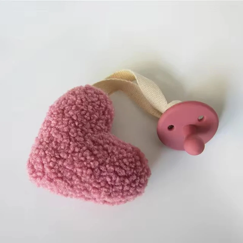 Baby Fopspeen Clip Sherpa Star Moon Baby Pasgeboren Fopspeenketting Siliconen Tepel Fopspeen Dummy Houder BPA Gratis Baby Accessoire