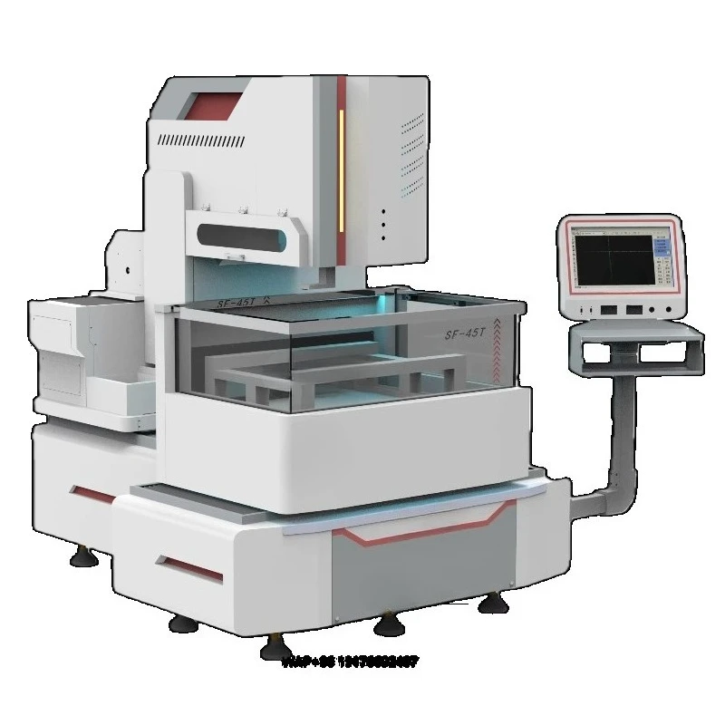 Industrial 6-Axis Wire Cut DK77HZ CNC Machine PLC Control ≤1.2μm Surface for Alloy Parts with Core Motor & Engine