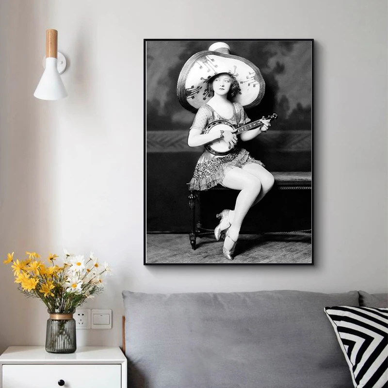 Ziegfeld Follies Alice Wilkie Annette Bade Billie Dove Portrait Poster Canvas Painting Print Wall Art Picture for Room Decor