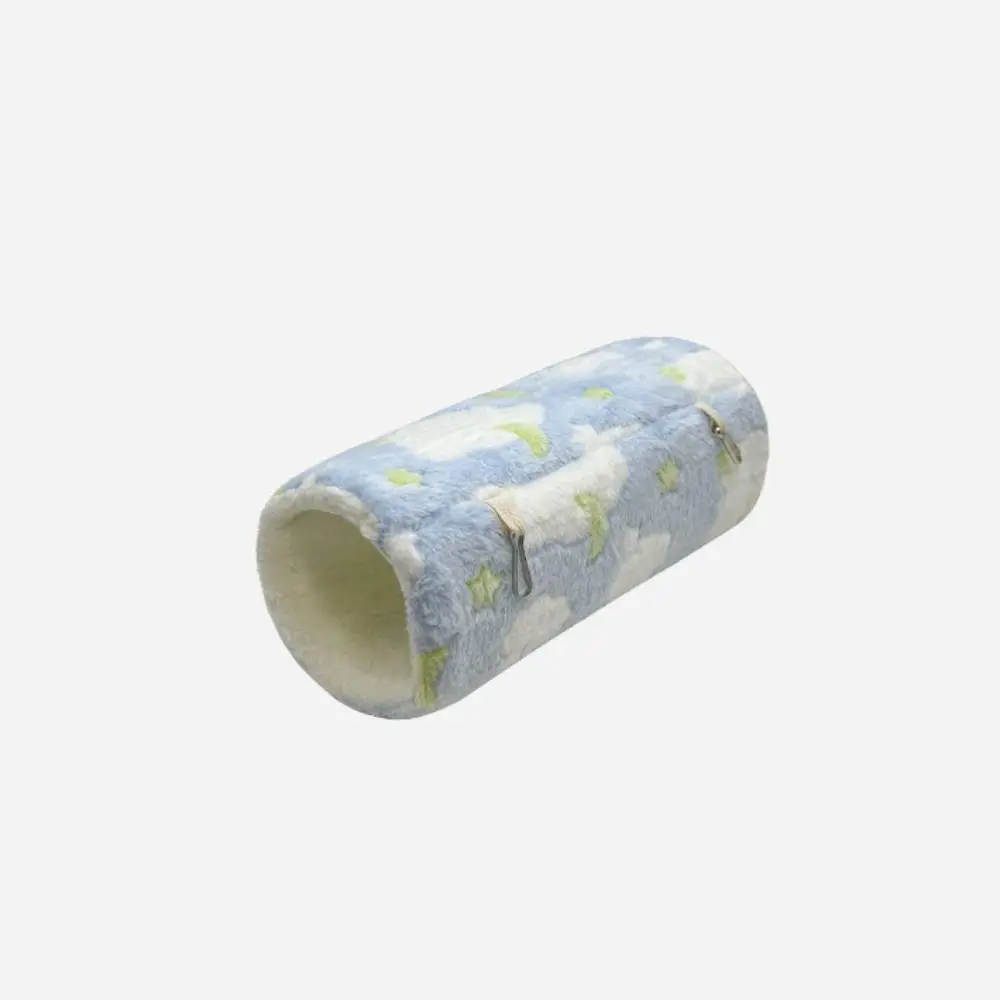 Tragbare Weiche Meerschweinchen-Tunnel Interaktive Waschbare Eichhörnchen-Frettchen-Tunnel Kauresistente Fleece-Gefütterte Hamster-Verstecke für Kleintiere – Detail 3