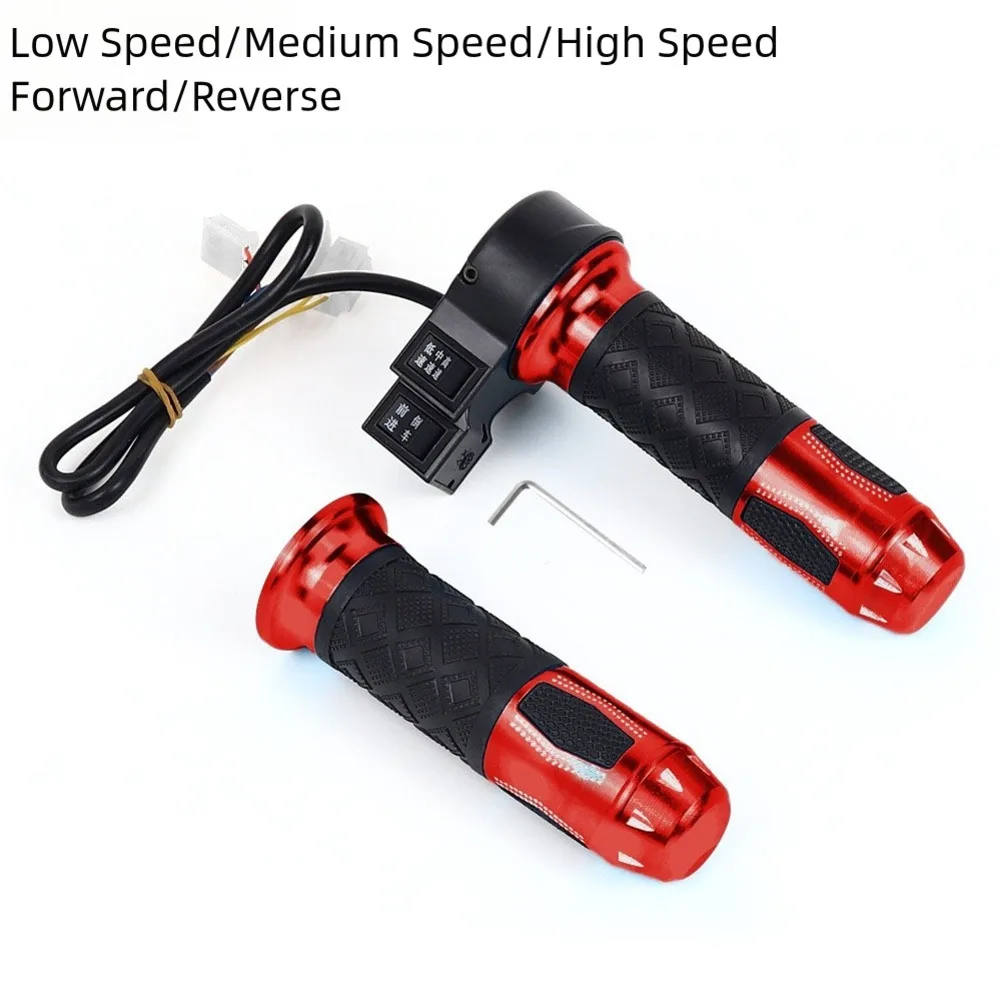 

Electric Tricycle Handle ABS Low/Medium/High Speed/Forward/Reverse Throttle Handlebare E-bike Acceleration Replace Accessories