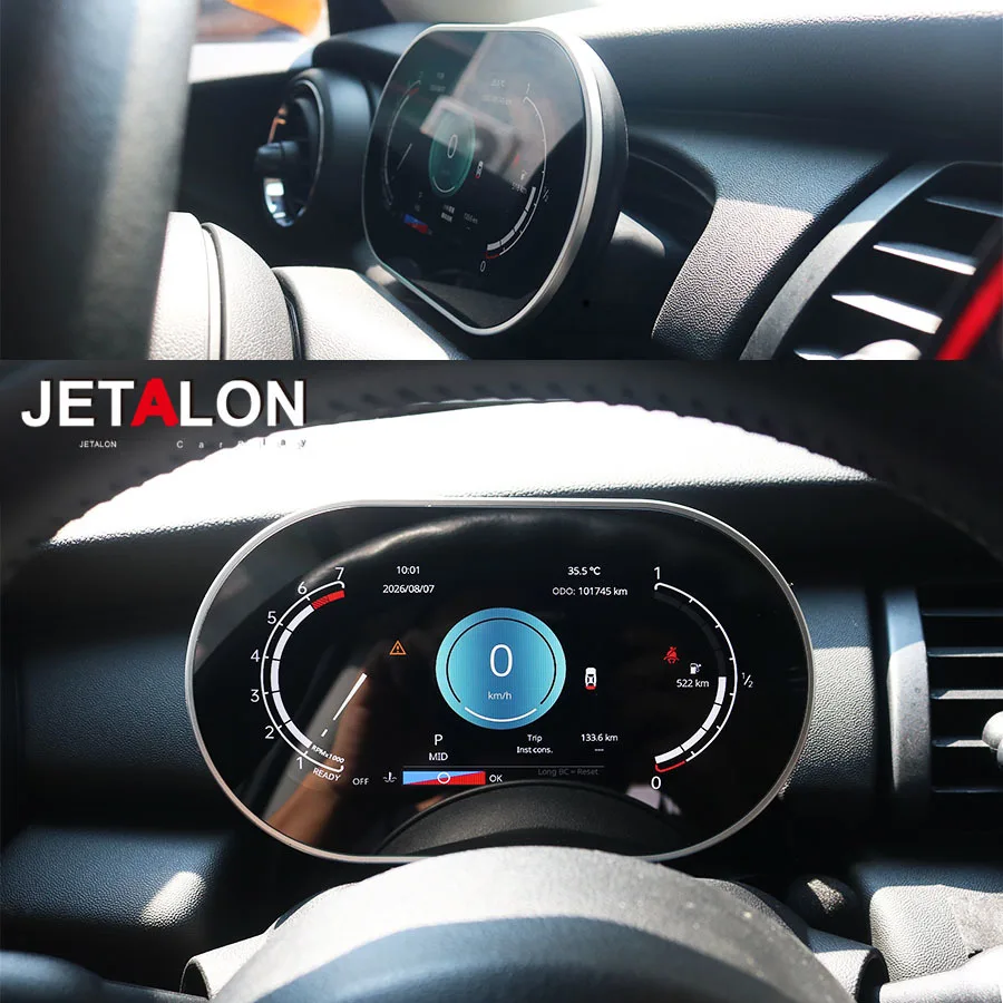 For BMW Mini One F54 F55 F56 Cooper Clubman 2014-2020 Car LCD Digital Instrument Cluster Dashboard Speedometer Virtual Cockpit