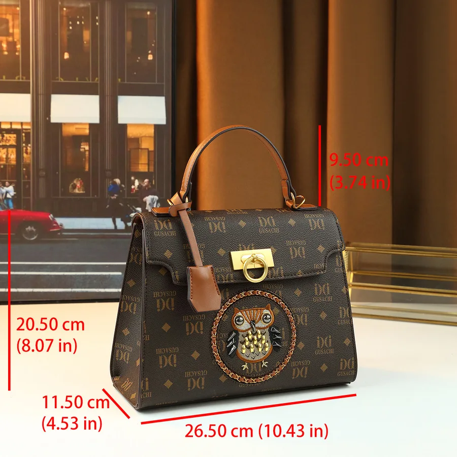 Fashionable Textured Leather Diaper Bag For Women Chic Retro Crossbody Handbag Unique Designer Vintage Style Large Capacity Tote - view 4