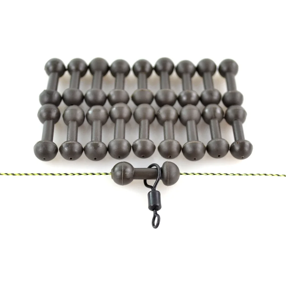 Hirisi 20pcs Carp Fishing Chod Rig Beads Helicopter Rigs For Carp Fishing Terminal Tackles Swivel Accessories AH045