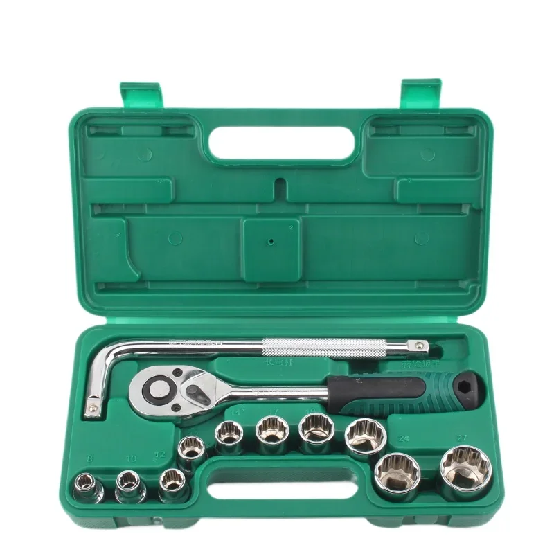 

1Auto repair sleeve wrench, hexagonal plum blossom sleeve set maintenance tool