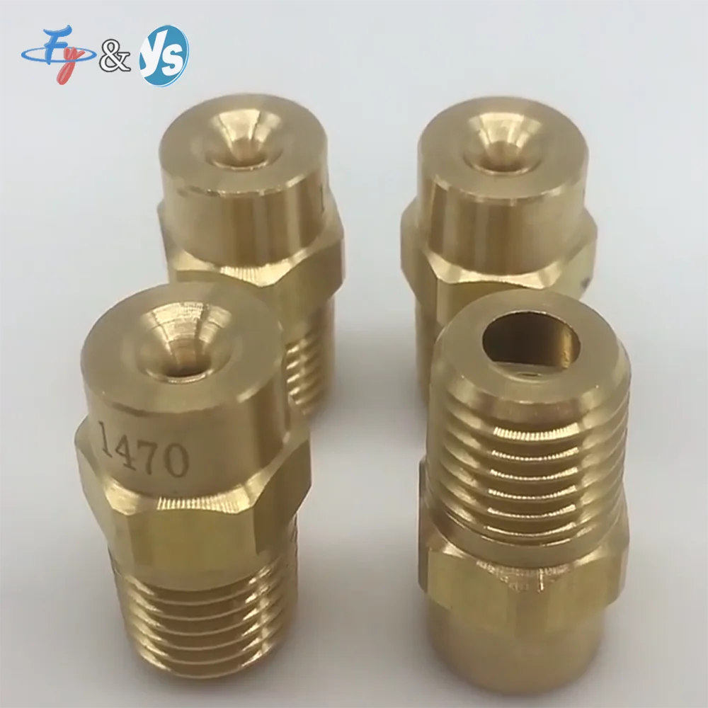 

YS Brass Solid cone Spray Nozzle Full Cone Spray Nozzles for Steel Industry Continuous Casting Machine Cooling