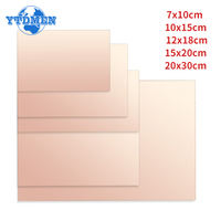 1PCS FR4 Copper Clad Board 7x10cm 10x15cm 12x18cm 15x20cm 20x30cm Single Side PCB Board DIY Laminate Circuit Boards