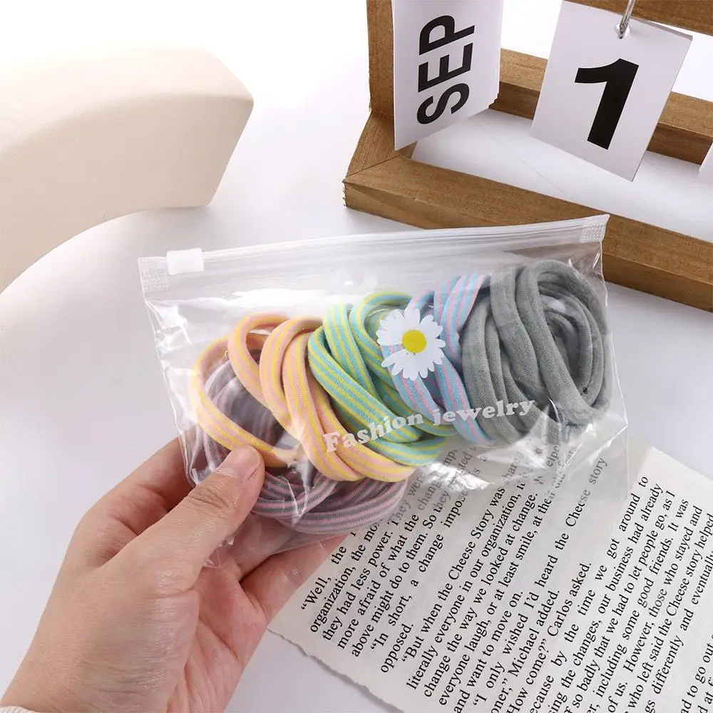 두꺼운 패션 헤어 넥타이 캔디 색상 헤어 밴드 탄성 고무 밴드 헤어 로프 헤어 액세서리 포니 테일 홀더