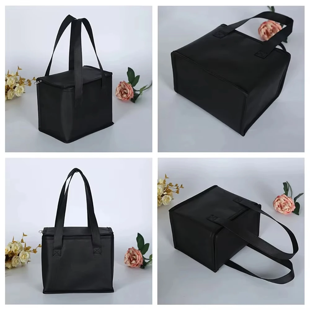 Folding Picnic Cooler Bag Thermal Bag Drink Carrier Insulated Bags Beer Delivery Bag Insulation Camping Picnic Ice Pack image 6