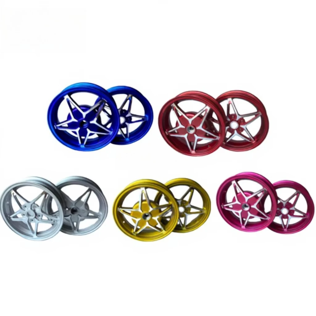 

12'' Aluminum Scooter Accessories Racing Motorcycle Rims Sprint 150cc 2019-2024 Motorcycle Wheel Rim Set