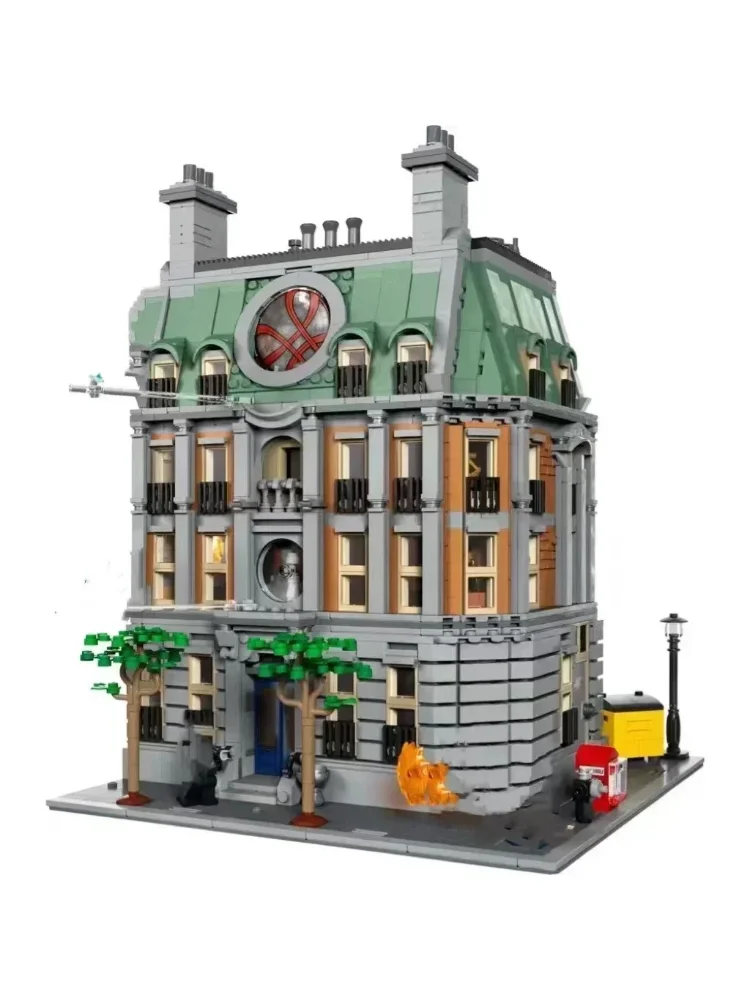 2708 stks Moderne Stedelijke Straatbeeld 76218 Model Bouwsteen Montage Baksteen Architectuur Kerst Speelgoed Jongen Kinderen Verjaardagscadeautjes - afbeelding 2
