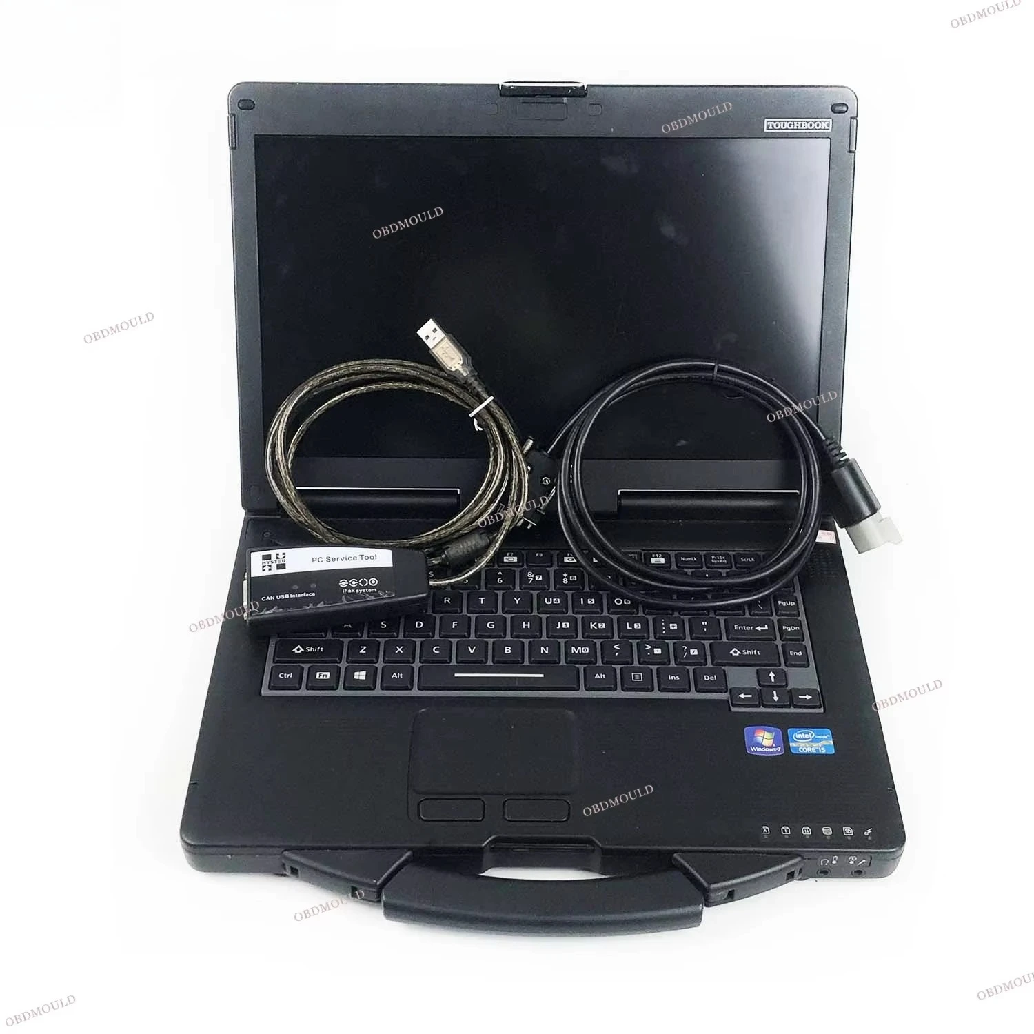 

2025 hot sale For Hyster Forklift Truck Diagnostic Scanner Ifak CAN USB Interface Diagnostic Tool+ CF53 Laptop