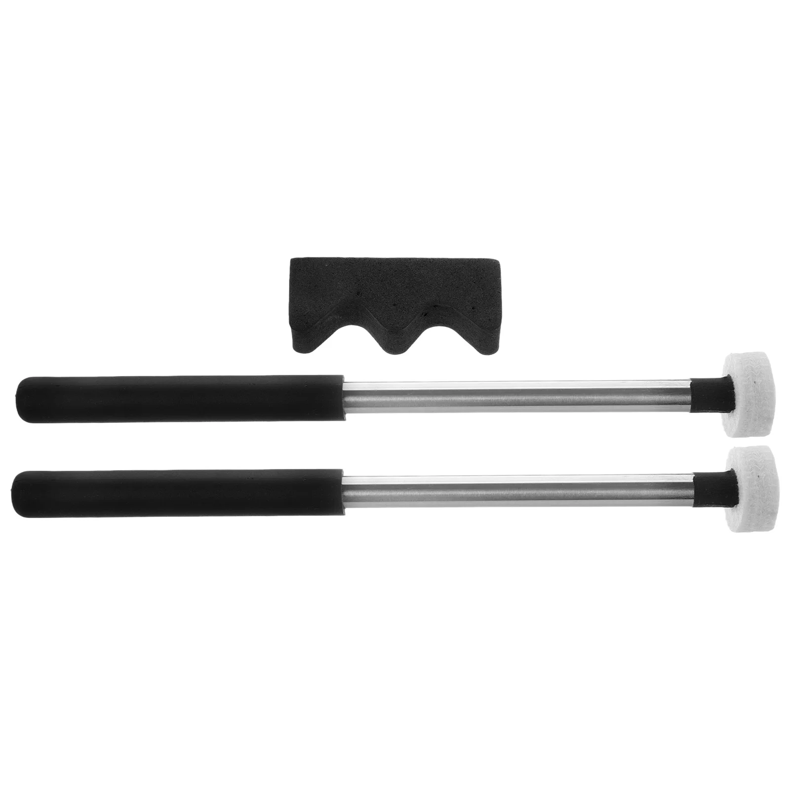 

2pcs Ethereal Drum Stick Mallets Felt Sticks Cymbals Bass Adults Drum Mallets Percussion Sound Strikers