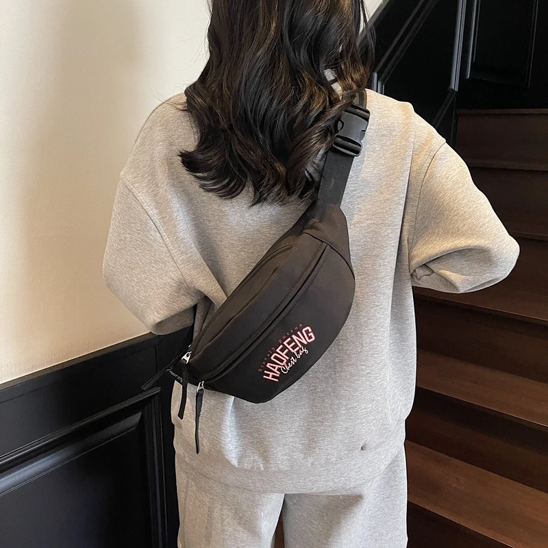 

Women's Waist Bag Crossbody Pack Chest Bag Shoulder Bag Waist Bag Multi-Zipper Portable for Outdoor Travel Daily Commute