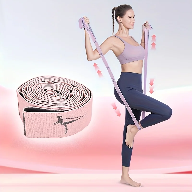 

High Stretch Yoga Fitness Resistance Bands for Women Open Back Straps,Elastic Stretch Bands for Fitness TrainingYoga Stretch