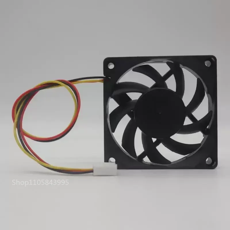for 45 6 7 8 9 12 14cm 5V 12V 24V Three Pin Chassis Speed Measurement Three Wire FG Cooling Fan