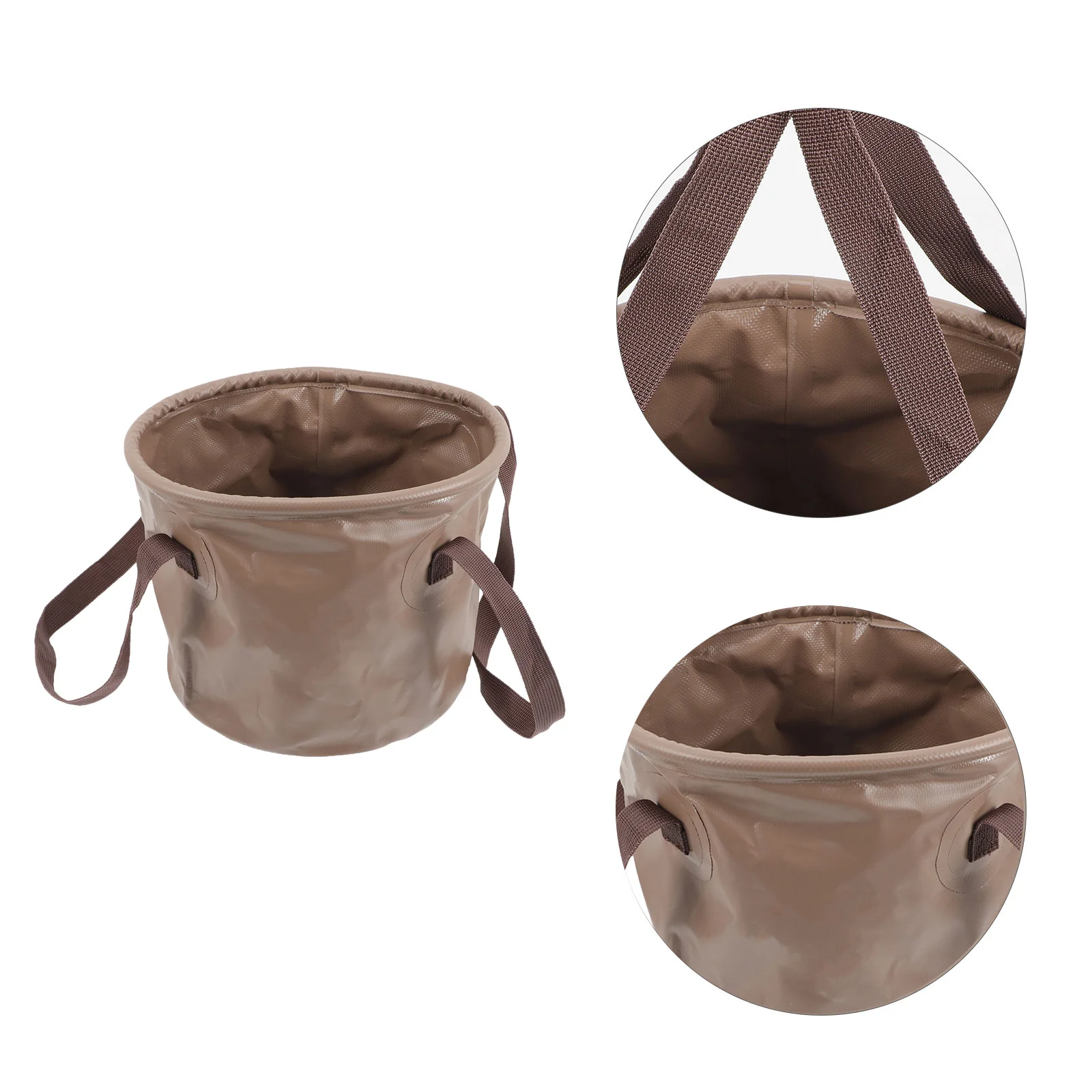 

Foldable Wash Basin for Camping Travel Outdoor Use Heavy Duty Folding Bucket with Handles Large Capacity Water Storage Solution