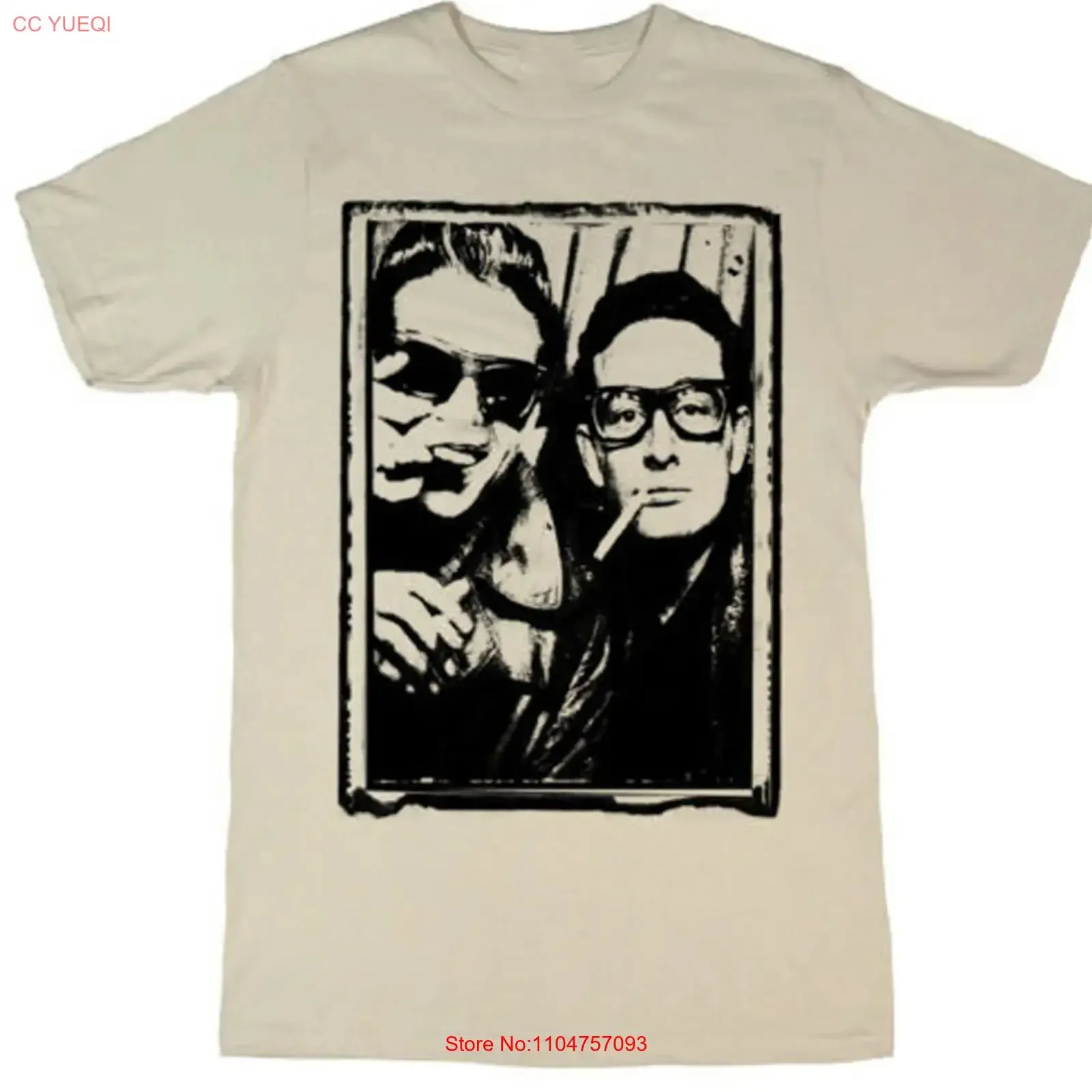 Buddy Holly friends T shirt Sand short sleeve All sizes S to 45XL XA709 vintage Washed Casual Comfortable streetwear homme