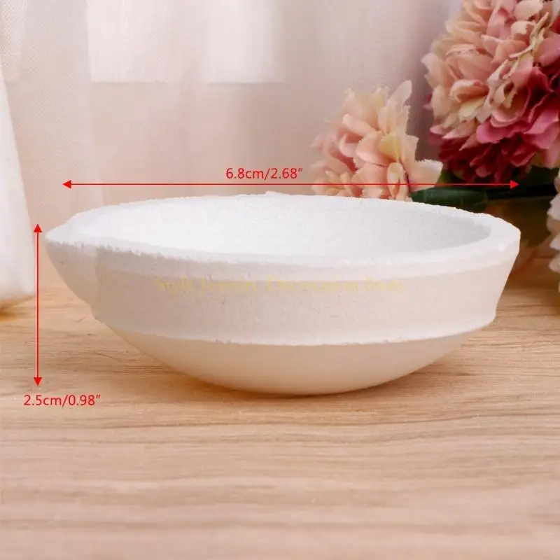 Strumenti fusione gioielli D46E 250 grammi canotta in ceramica in silice silice temperatura per ciotola