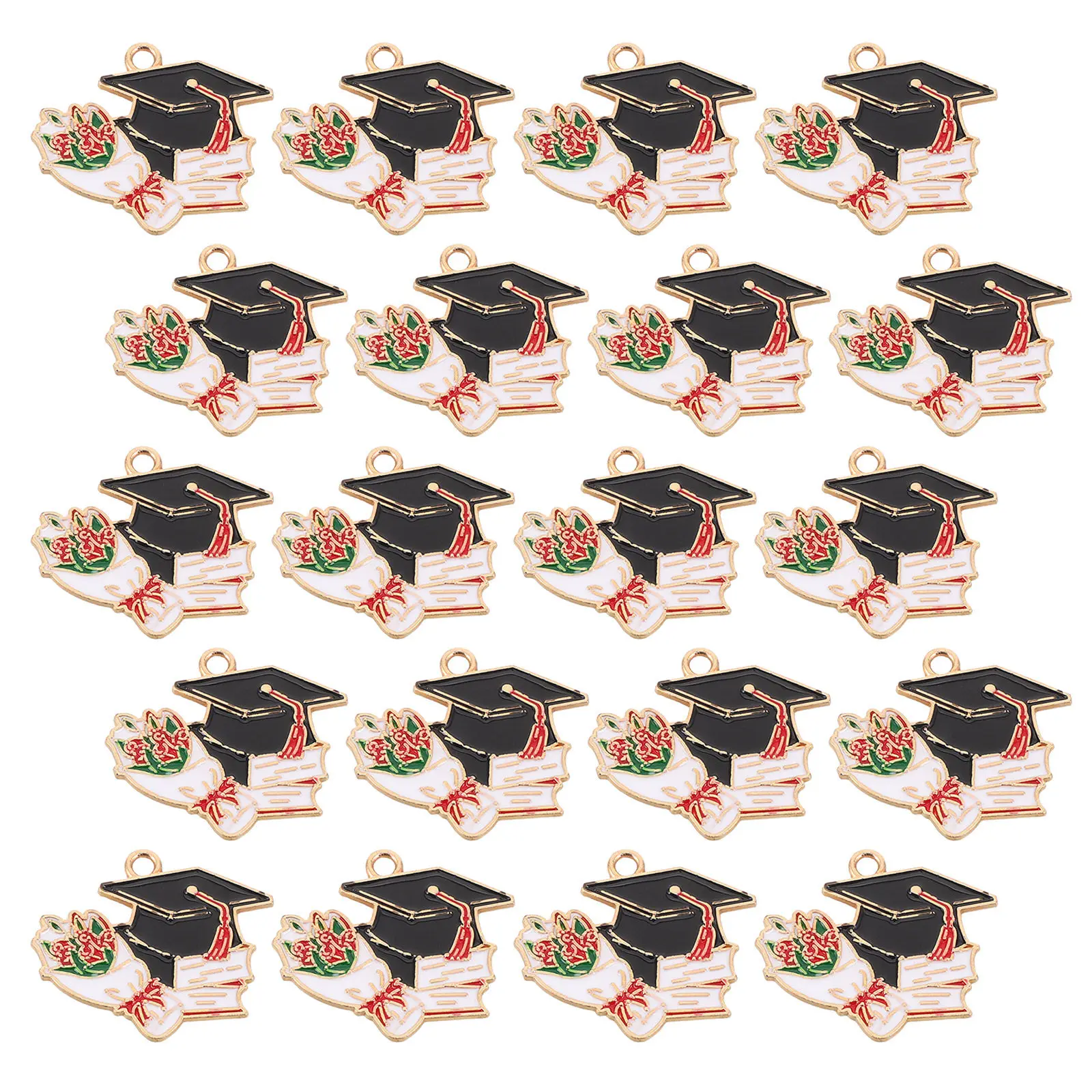 Graduation Cap Harms Bachelor Necklace Gold Charms Academic Pendant Season Jewelry