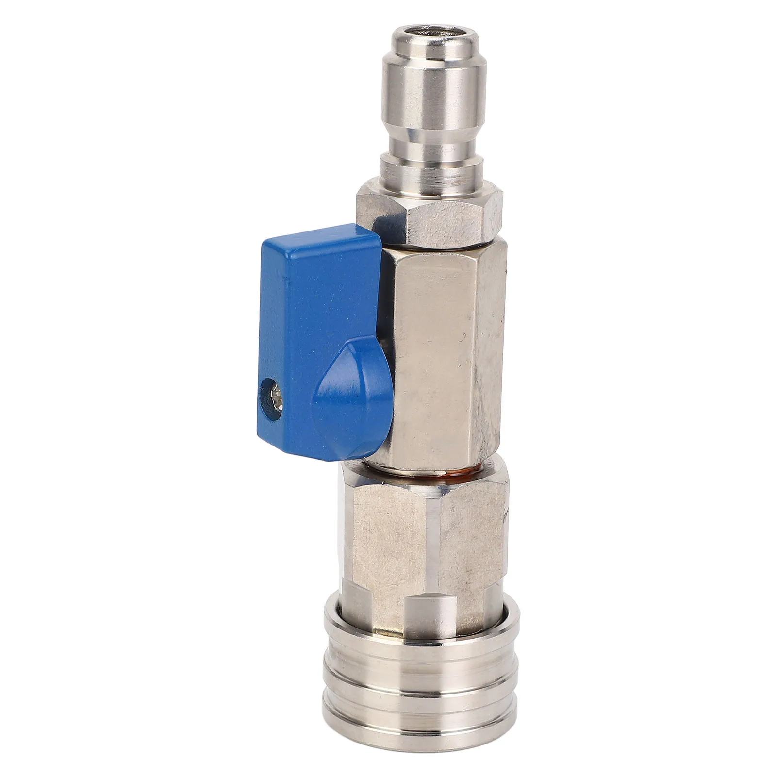 High Pressure Washer Ball Valve 4500PSI 3/8 Inch Stainless Steel Quick Connect Ball Valve For Power Washer Hose