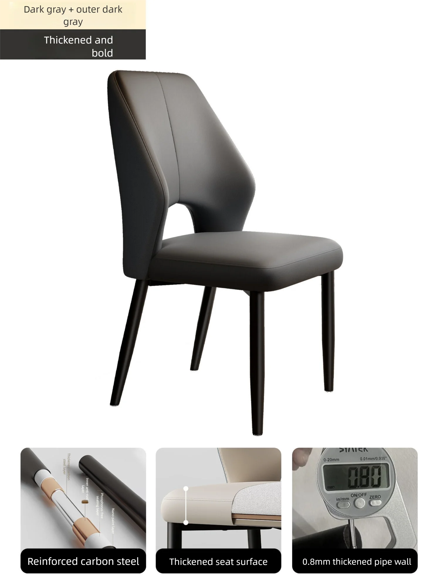 Scandinavian Minimalist Luxurious Modern Premium Dining Chair