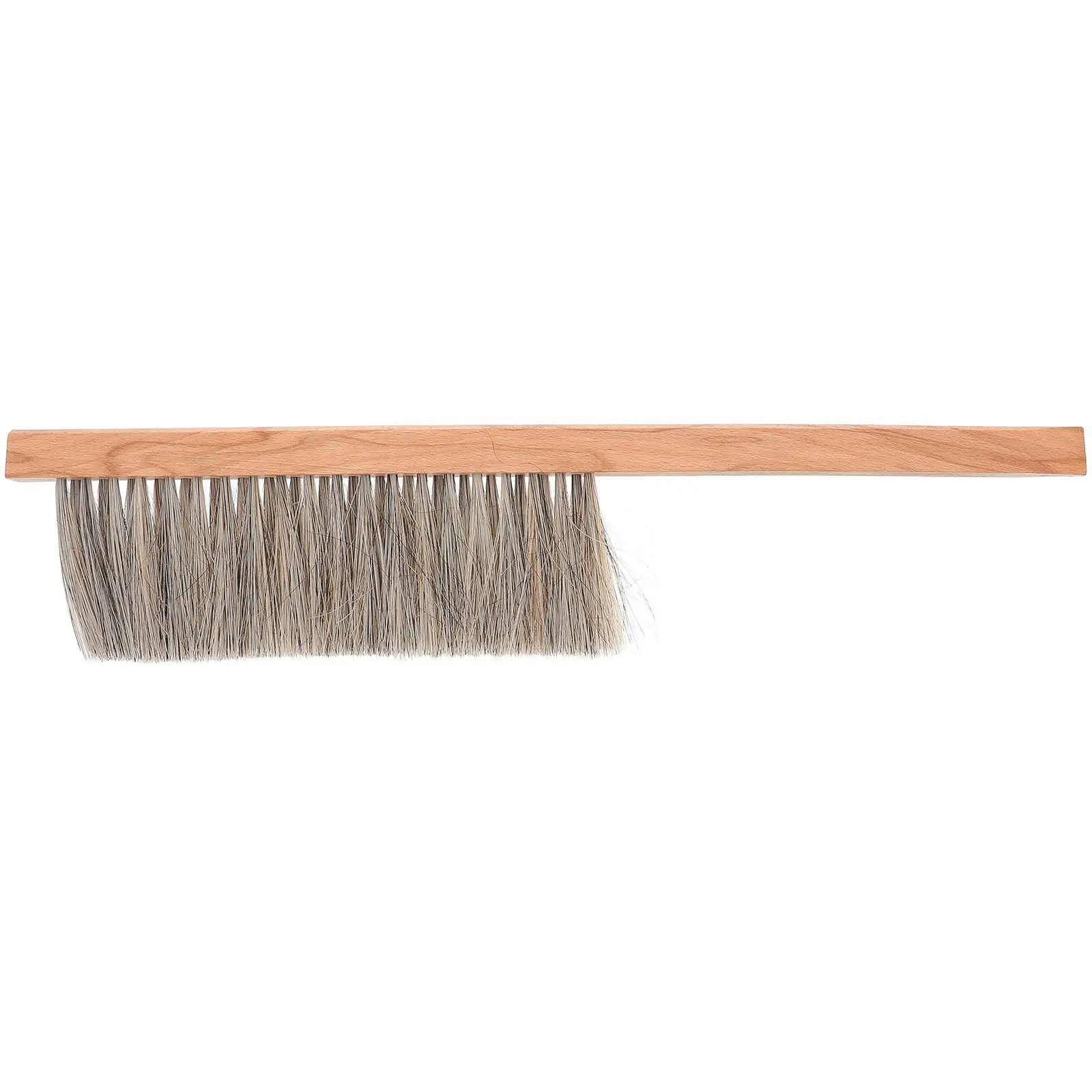 Ergonomic Beehive Cleaning Brush Wood Handle PVC Backing Soft Bristles Hive Cleaning Tool Beekeeping Equipment Hive Frame Brush