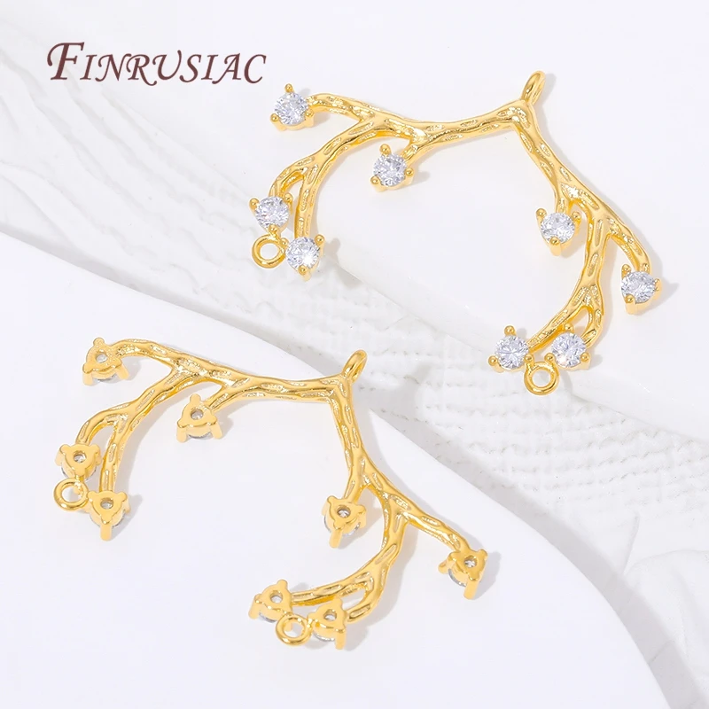 18K Gold Plated Brass Connnector For Jewelry Making,DIY Necklaces&Bracelets Earrings Accessories,Multi Strand Jewelry Findings image 2