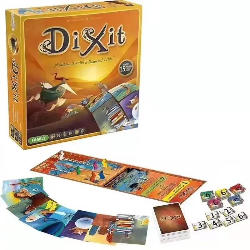 Dixit Words in English Party Strategy Board Games Card Board Games Card Interactive Games Children\'s Toys