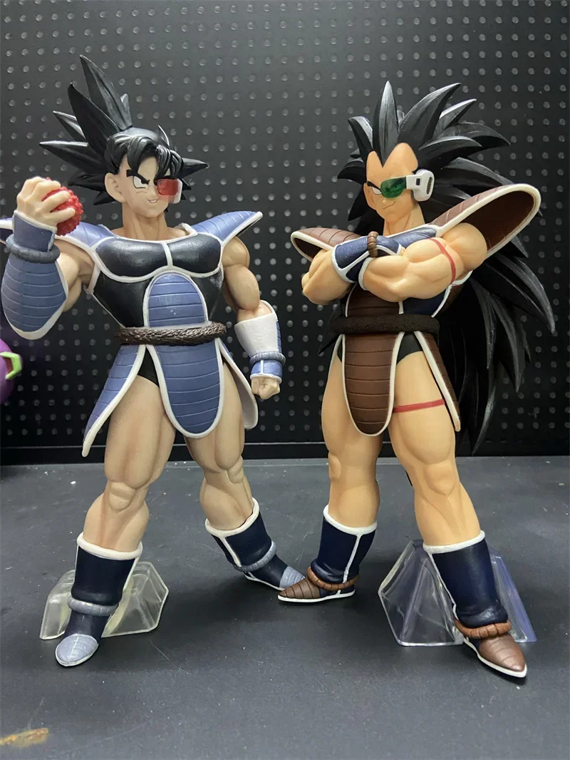 27cm Anime Dragon Ball Z Raditz Turles Figures Saiyan Dbz Action Pvc Statue Figurine Collection Model Doll Birthday Toys Gifts