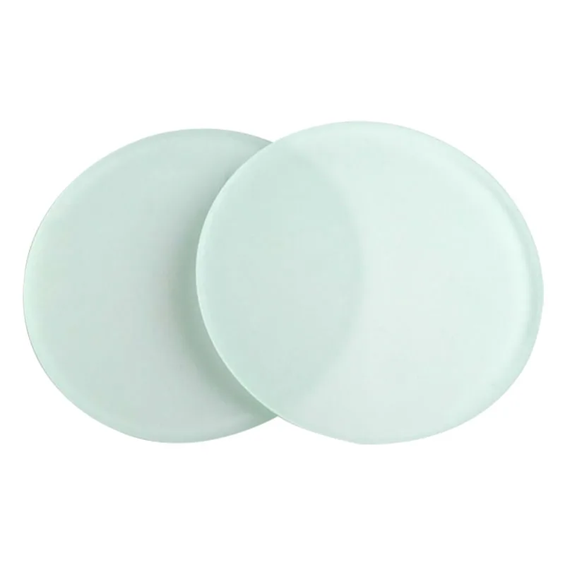Diameter 75 mm Microscope Specimen Stage Translucent Frosted Glass Working Stage Round Specimen Plate for Stereo Microscope