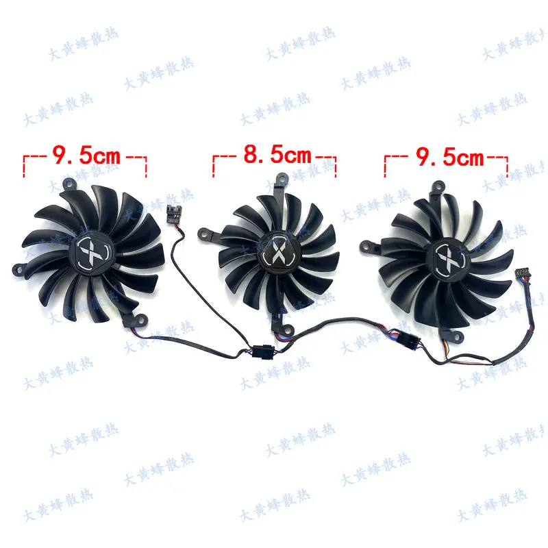 New Cooling Fan for XFX RX6800 RX6800XT RX6900XT RX6950XT V1 Video Card Cooling