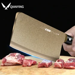 New high hardness bone knife kitchen knife, high-grade imitation wood handle sharp stainless steel fragile meat bone knife
