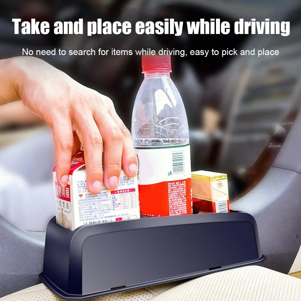 Universal Car Armrest Storage Box With Cup Holder Center Console Organizer Tissue Holder With Dual USB For Car Truck Off-Ro Y5S0