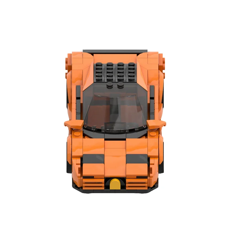 306-teiliger MOC City Champions Bugatti EB Modellbausatz Architektur Weihnachtsgeschenk Spielzeug Idee Bildung Bausteine Geburtstag