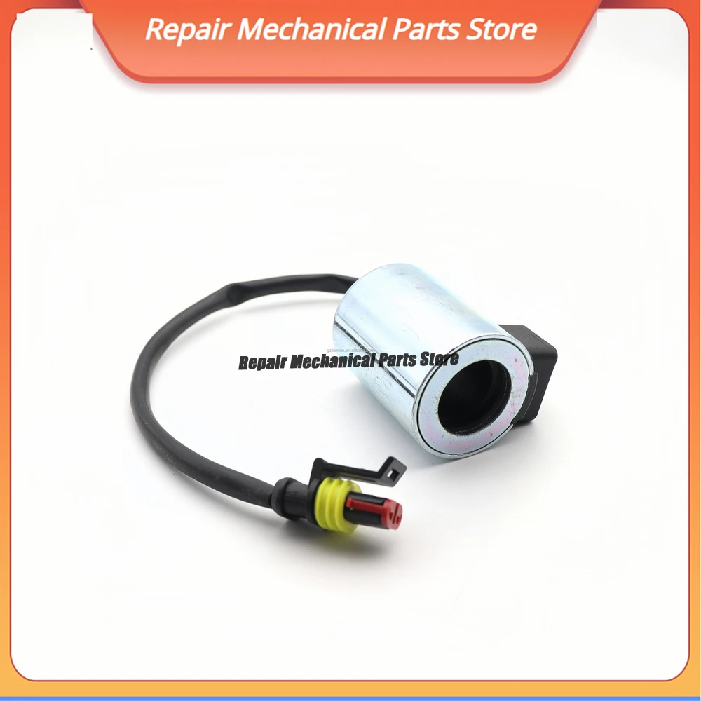 

For Excavator Accessories Solenoid Valve Coil Xe60 Xe75 24v Inner Diameter 19mm Height 50mm