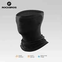 ROCKBROS Cycling Mask Windproof Fleece Neck Warmer Winter Scarf Tencel Wool Bandana Mask Snowboard Ski Outdoor Scarf Balaclava