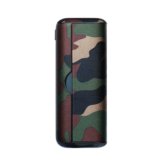 Coque Camouflage Violet Pour IQOS 3/3 Duo - Protection Antidérapante, Matériau PU, Compatible Chargement Sans Fil