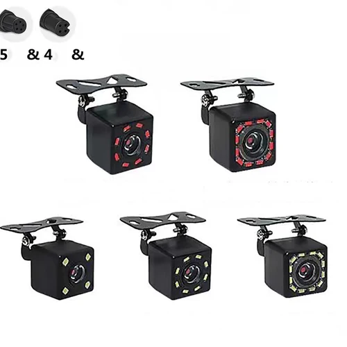 차량용 범용 후방 카메라, 후진 주차 보조 모니터, CCD 방수, 170 도 HD, 12 LED IR 야간 투시경 