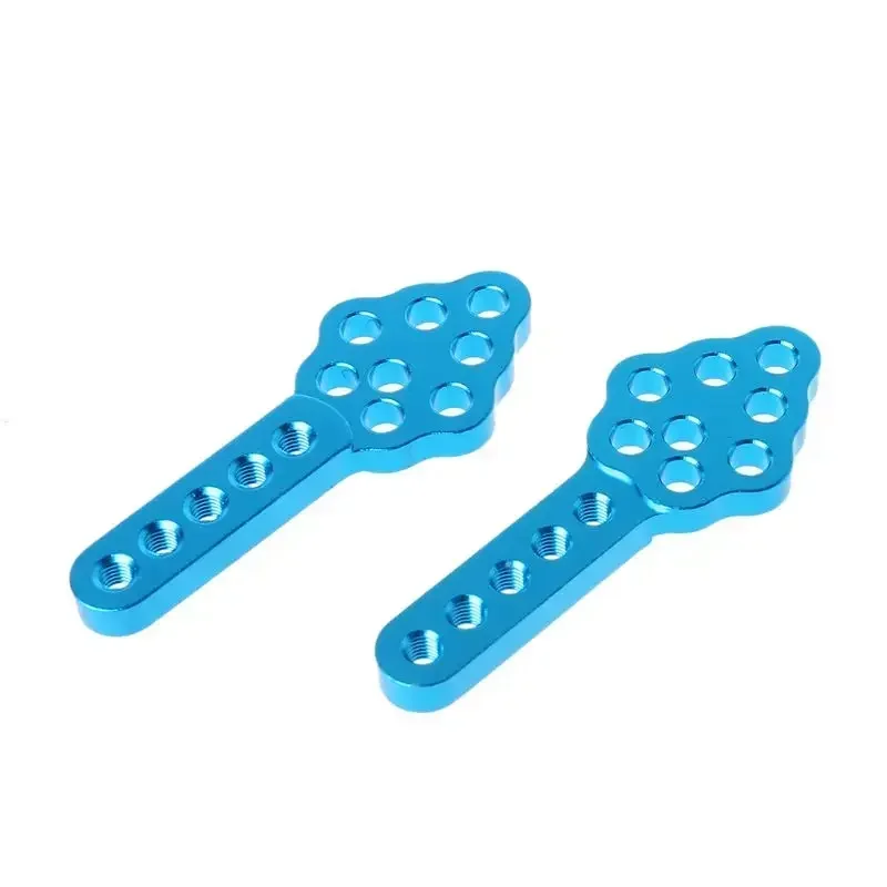 2PCS 금속 충격 흡수 장치 마운트 조정 가능한 높이 각도 스탠드 RC 크롤러 자동차용 Axial SCX10 90046 D90 D110