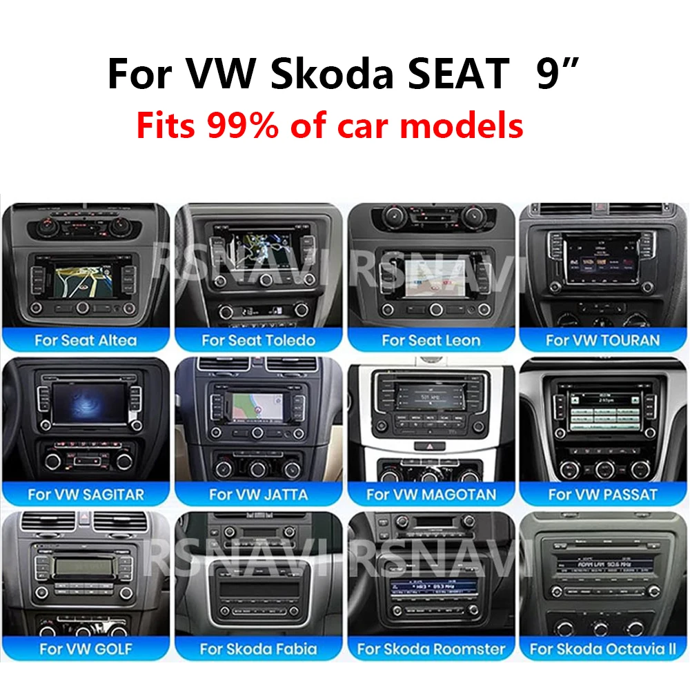 Carplay Android 16 For VW Volkswagen Golf 5 6 Polo Passat B6 B7 CC Skoda Jetta Car Radio GPS Universal Multimedia Wifi DVD Video