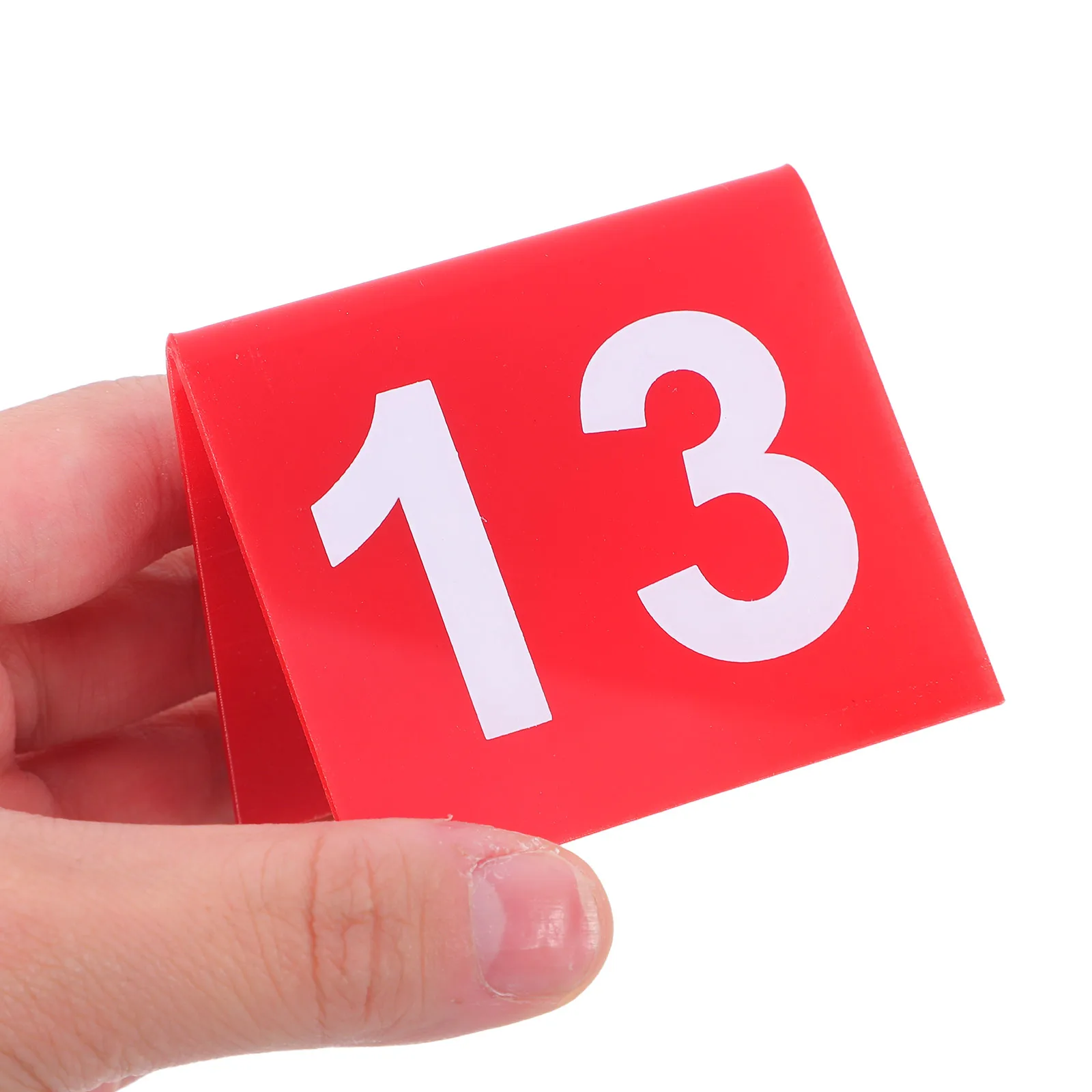 

15pcs Acrylic Table Number Markers Minimalist Compact Restaurant Numbered Cards Wedding Reception Seat Signs Reusable