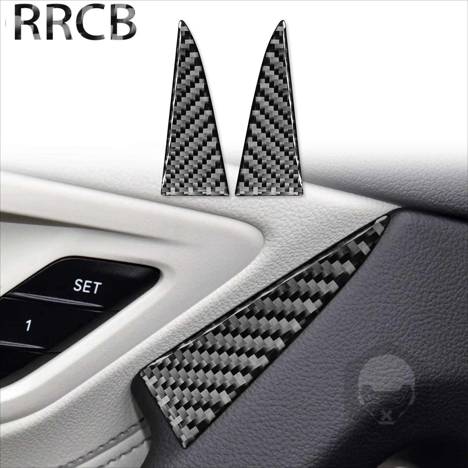 

For BMW Z4 G29 2019-2024 Carbon Fiber Door Armrest Door Handle Accessories Interior Cover Tuning Decorative Stickers Auto Trims